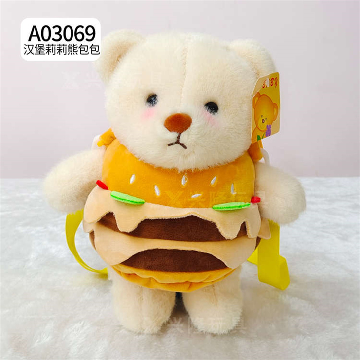 Hamburger Lily Bear Bun