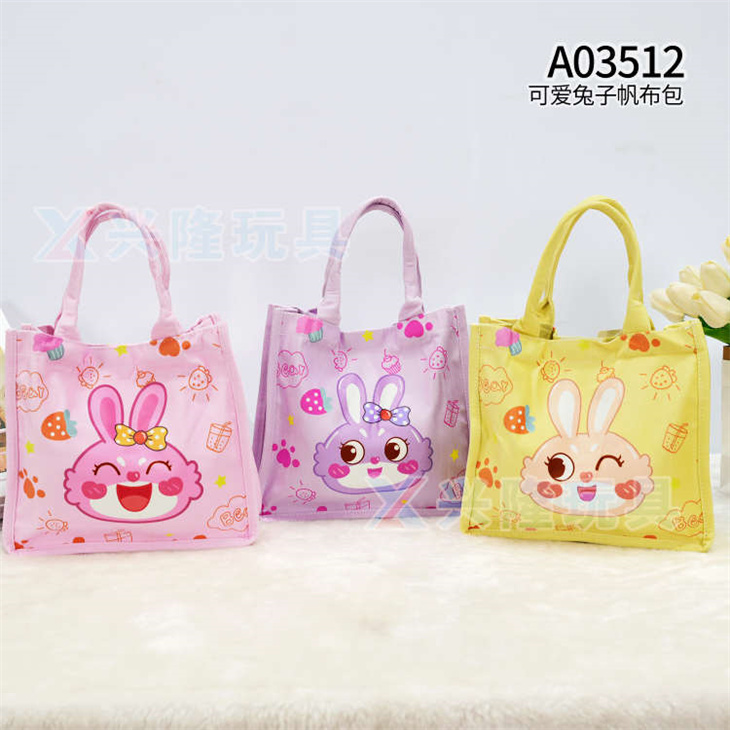 Cute Rabbit Canvas Bag