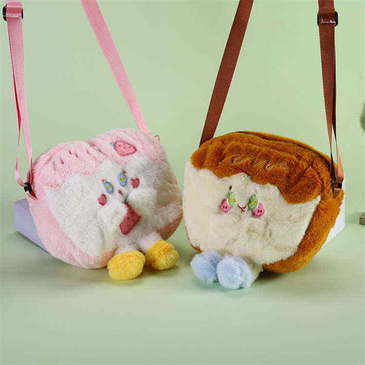 Toast Bread Crossbody Bag